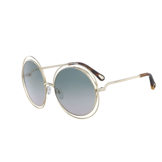 Chloe 58mm vented aviator 2024 sunglasses