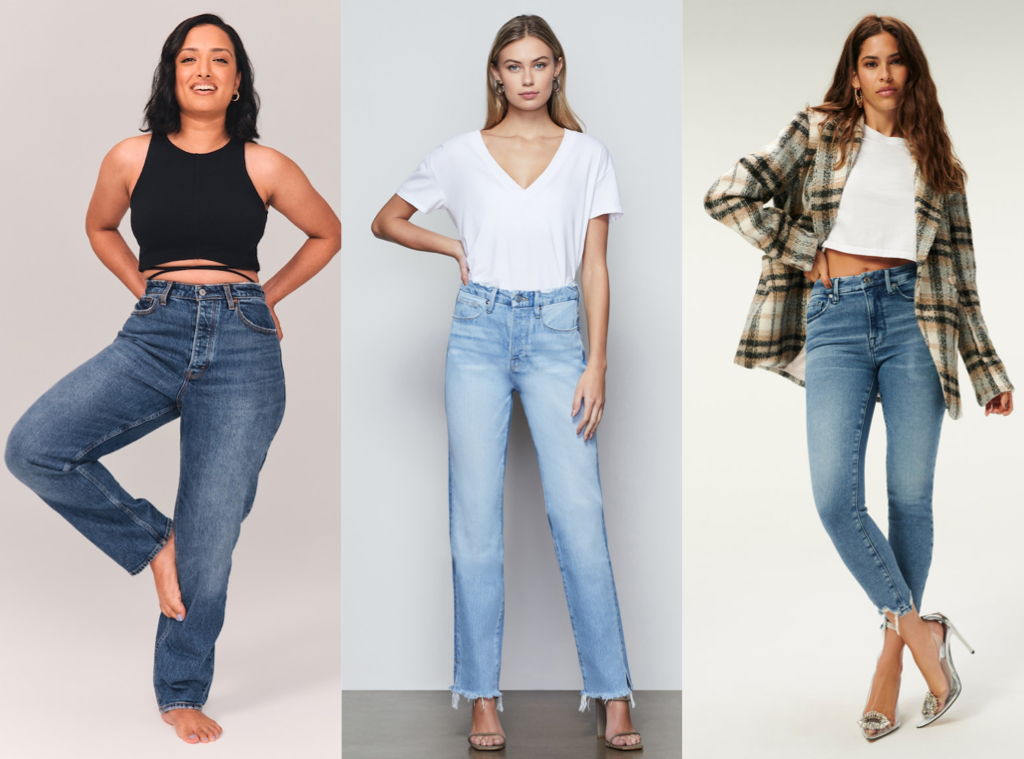 Best High Rise Jeans for Curves  Levi's, Good American, Agolde, A&F,  Everlane, AE, Madewell & More! 