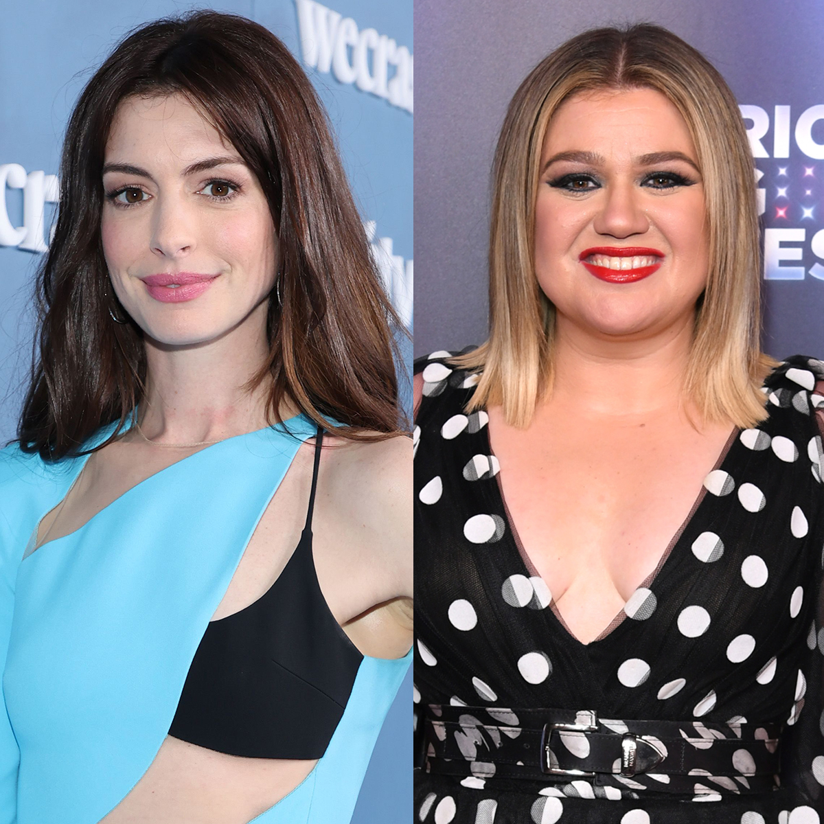 Anne Hathaway Beats Kelly Clarkson at Recognizing Her Own Song - E! Online