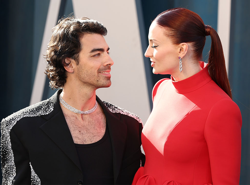 Sophie Turner Goes Sheer For Oscar Party Date Night With Husband Joe Jonas:  Photo 4907454, 2023 Oscars Parties, Joe Jonas, Sophie Turner Photos
