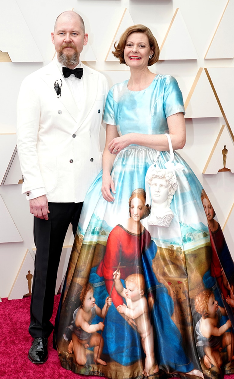 2022 Oscars, 2022 Academy Awards, Red Carpet Fashion, Couples, Love Larson, Eva Von Bahr