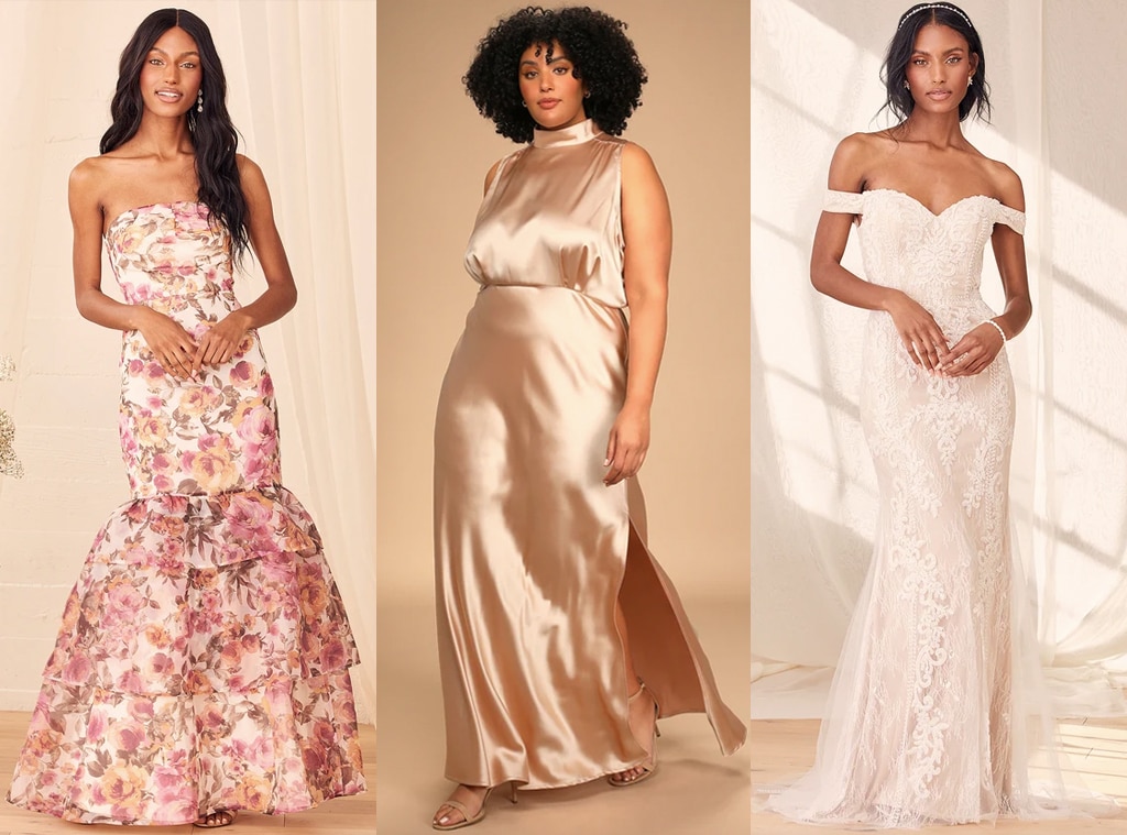 Affordable dresses for wedding guests sale