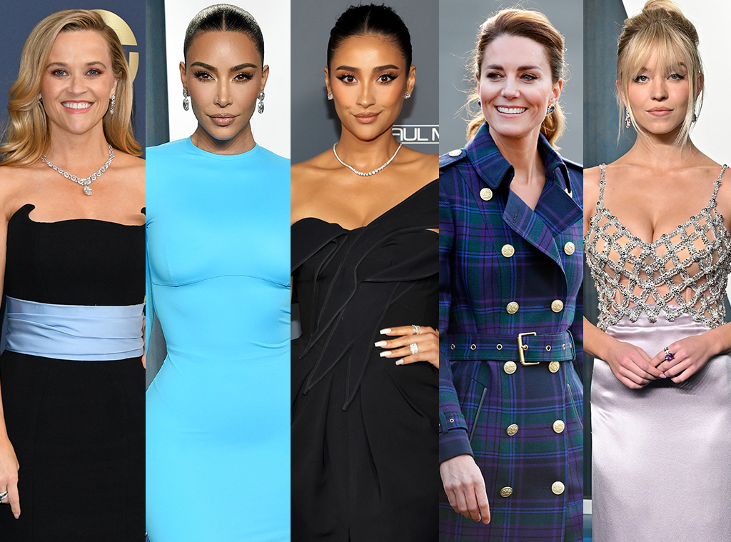 E-Comm: Most Shopped Celeb Recommendations, Reese Witherspoon, Kim Kardashian, Shay Mitchell, Kate Middleton, Sydney Sweeney