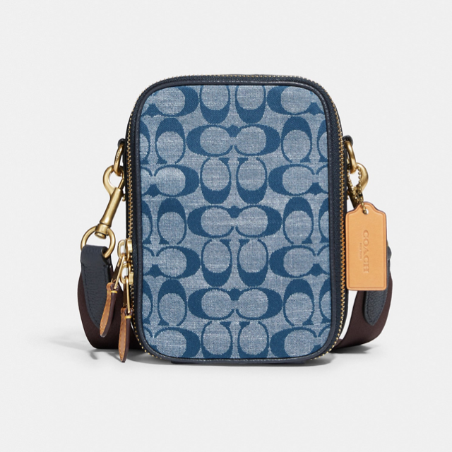 Coach Outlet Laptop Sleeve with Coach Monogram Print - Blue