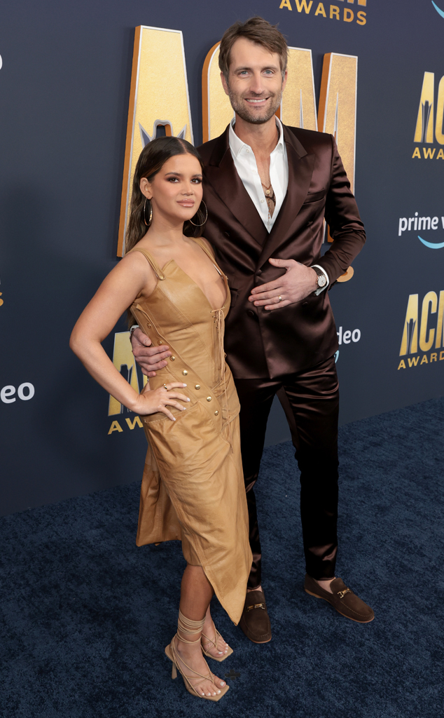 Maren Morris, Ryan Hurd, 2022 ACM Awards, 2022, Academy of Country Music Awards, Red Carpet Fashion, Couples