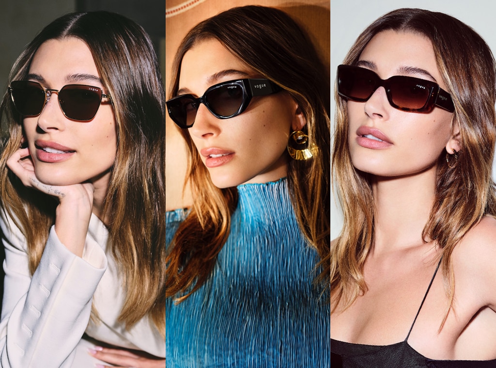 Hailey Bieber's Vogue Eyewear Collection Is Here