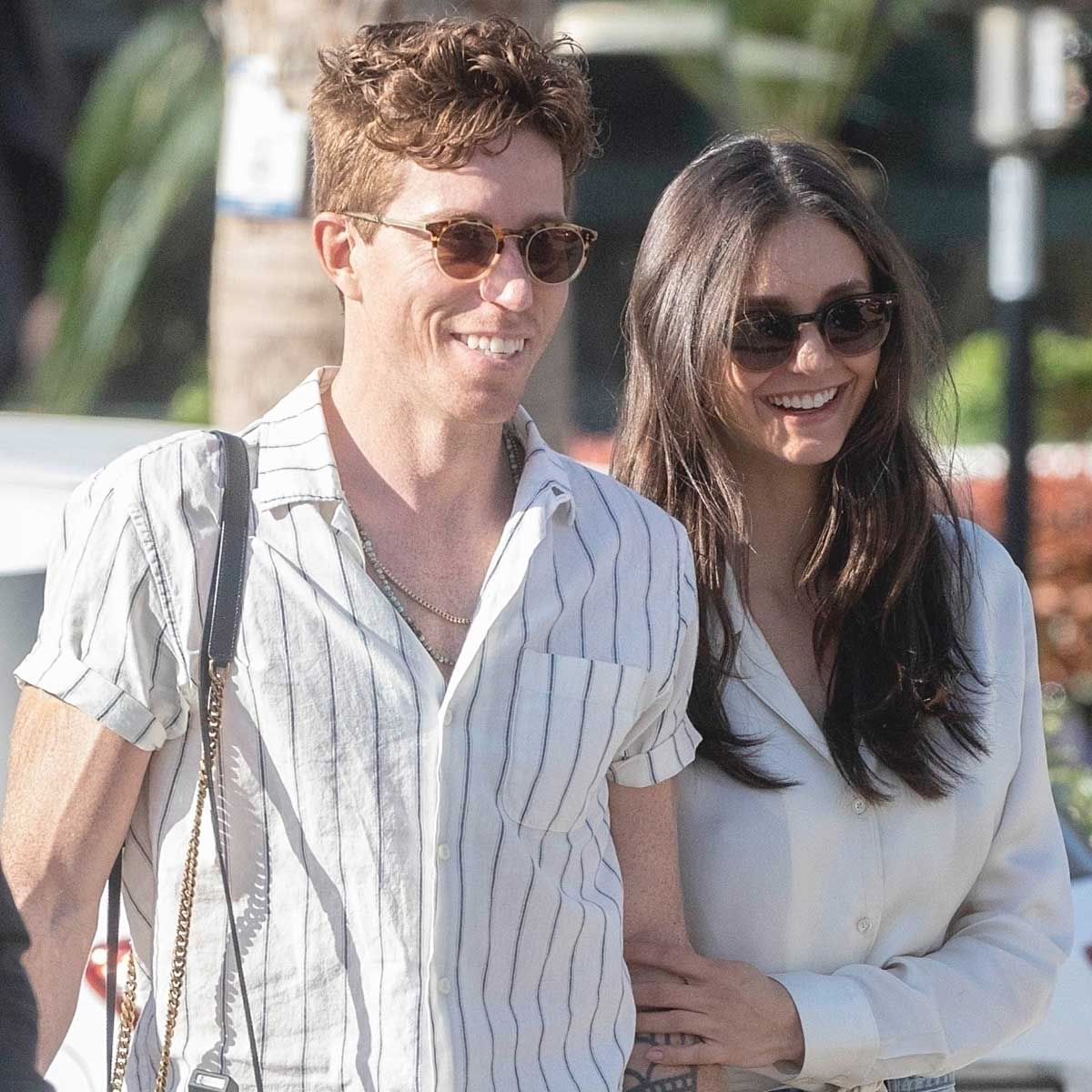 Shaun White & Nina Dobrev Hold Hands During a Romantic Stroll in