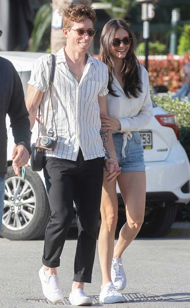 Shaun White, Nina Dobrev, Greece, April 2022