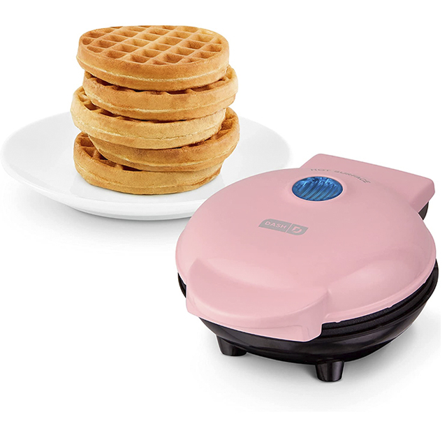 4 Mini Personal Electric Waffle Maker, Hash Browns, French Toast