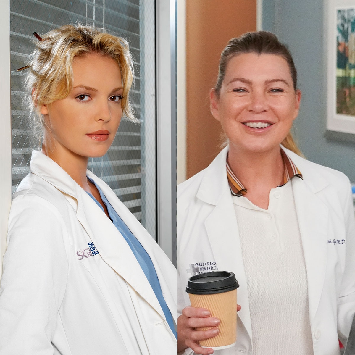 Katherine Heigl, Ellen Pompeo, Grey's Anatomy