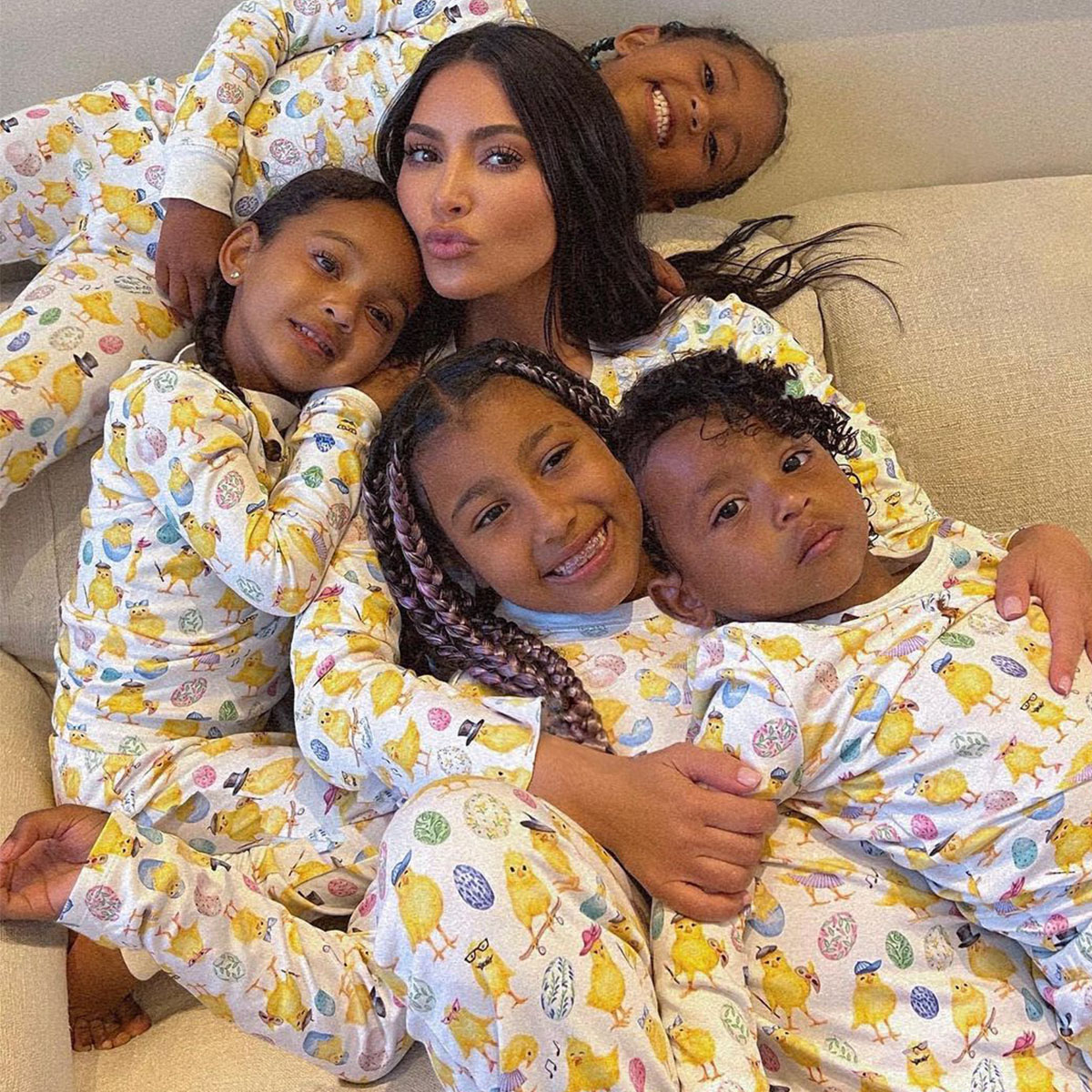 How Kim Kardashian Handles Her Kids' Questions About Kanye West Split