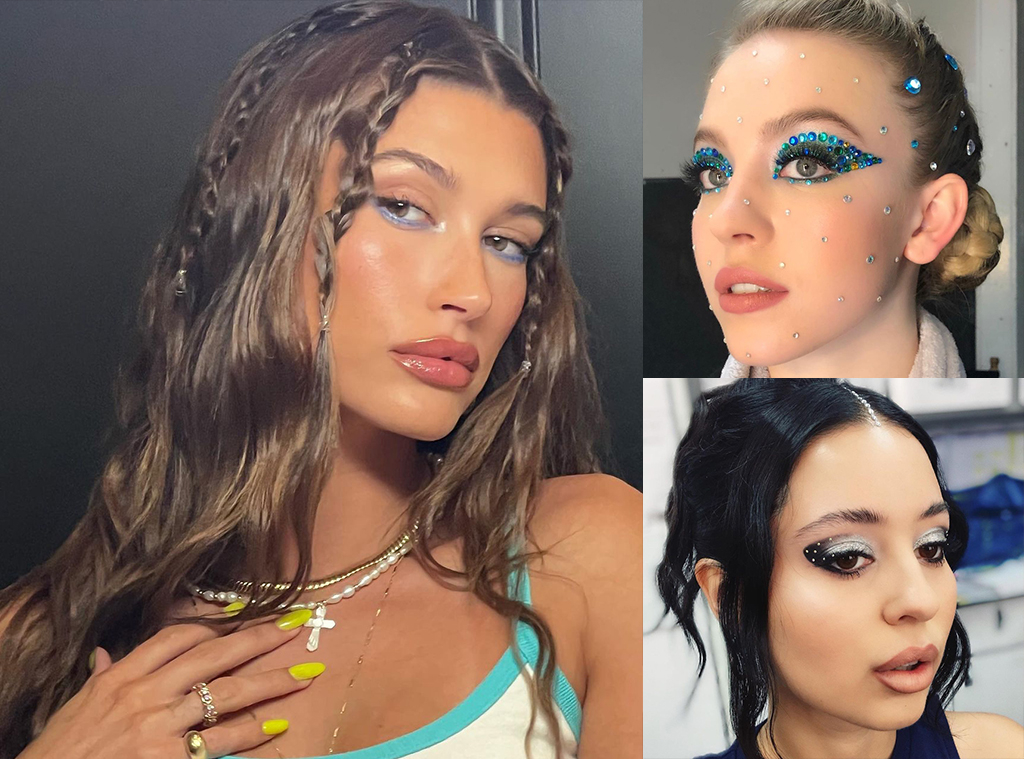 pearls, euphoria inspired makeup