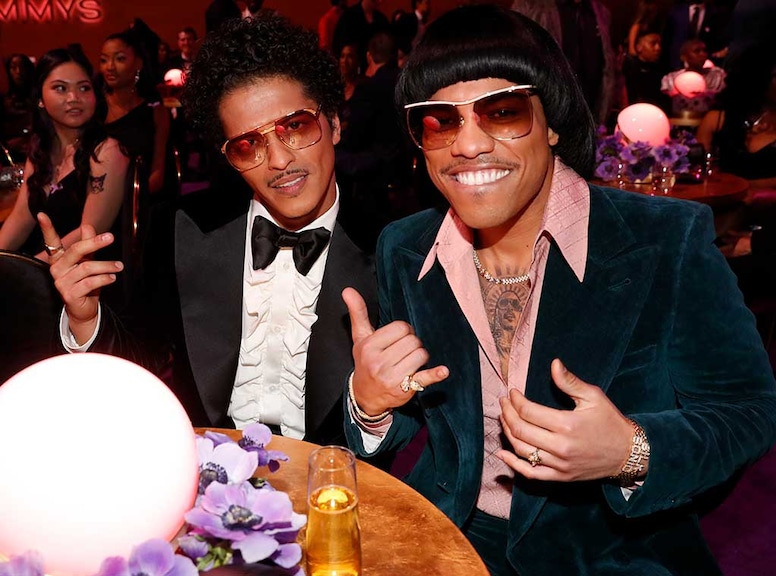 Bruno Mars, Anderson .Paak, 2022 Grammys, 2022 Grammy Awards, Candids