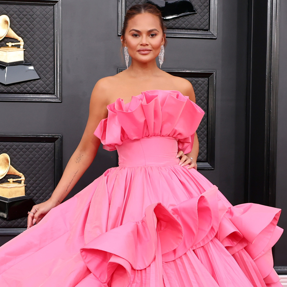 Pregnant Chrissy Teigen Proves Maternity Fashion Can Still Be Extra Hot