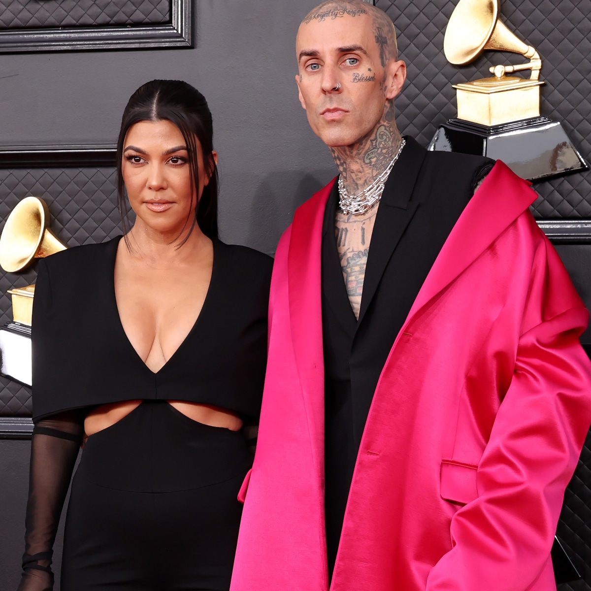 Inside Kourtney Kardashian & Travis Barker's PDA-Filled Grammys Date - E! Online