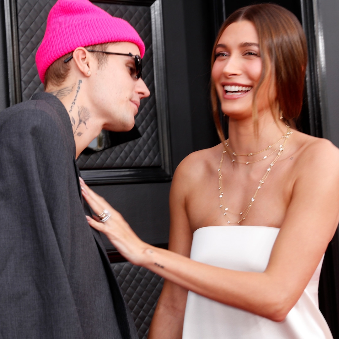 Hailey Bieber Addresses Pregnancy Rumors After Attending Grammys With Justin Bieber thumbnail
