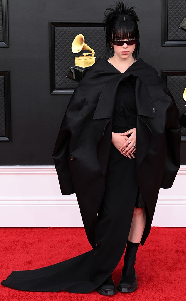 Billie Eilish, 2022 Grammys, 2022 Grammy Awards, Red Carpet Fashion