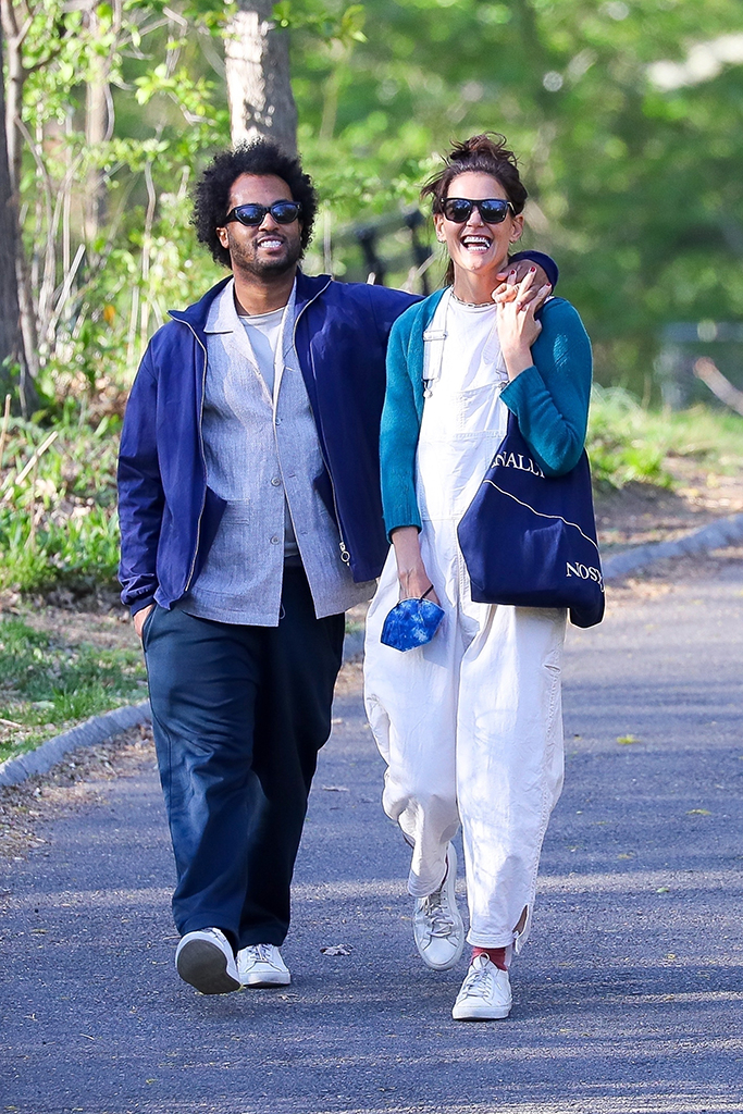 Katie Holmes is spotted out on a stroll in New York City