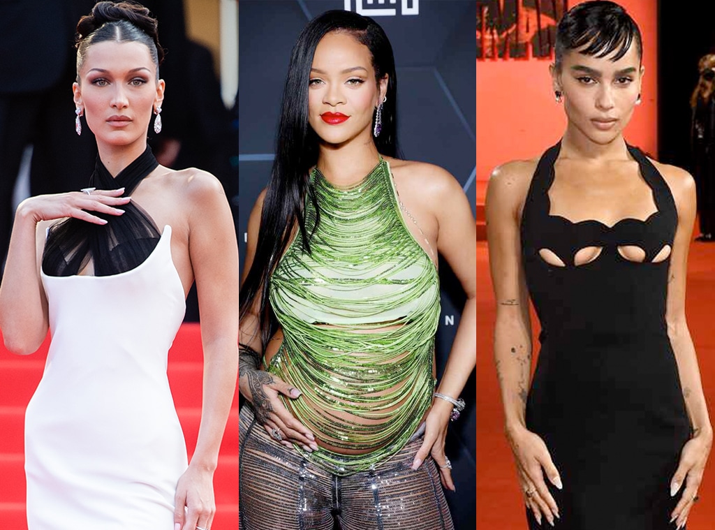 E-Comm: Halter Trend, Bella Hadid, Rihanna, Zoe Kravitz