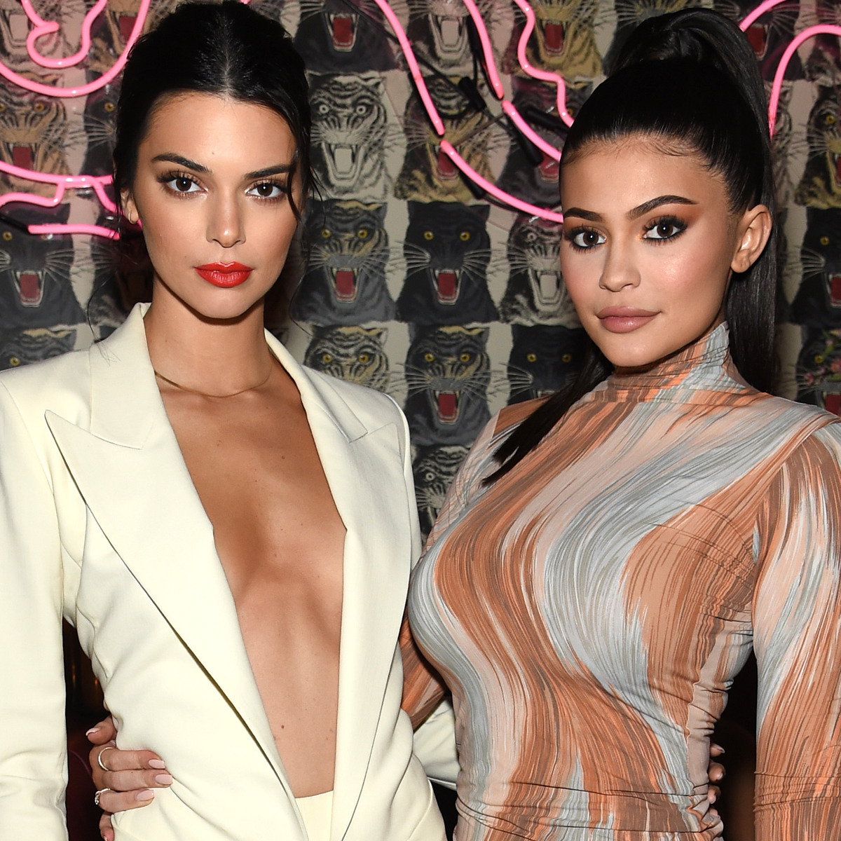 Kylie Jenner wore a lingerie-inspired conical bra and corset look