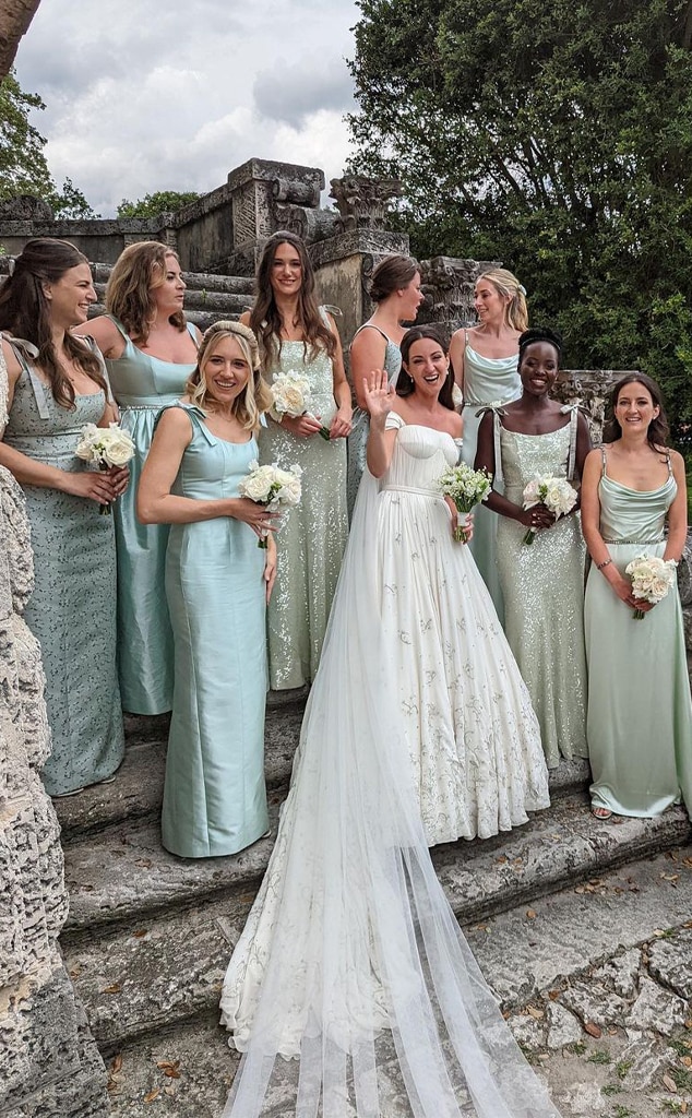 See Lupita Nyong o as a Bridesmaid in Her Stylist s Miami Wedding