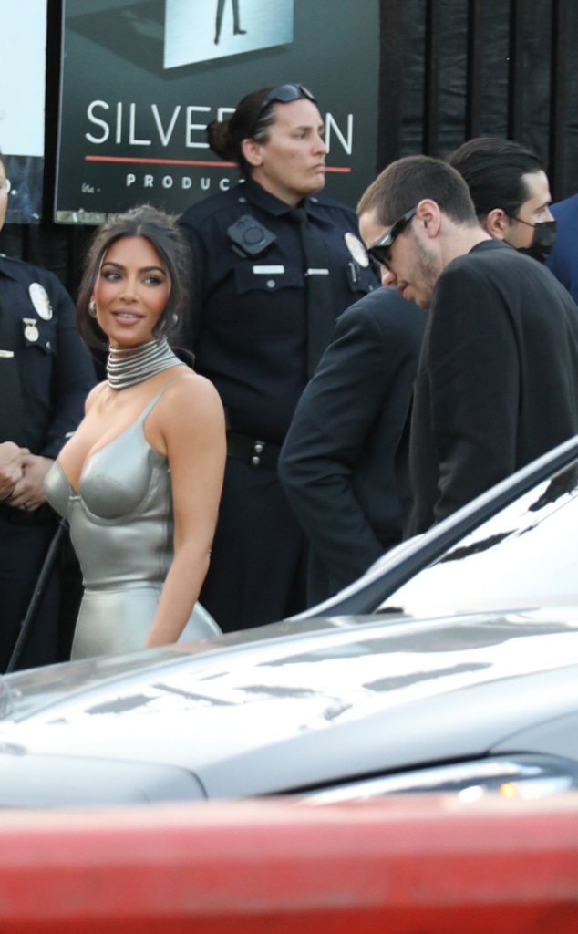 Kim Kardashian, Pete Davidson, The Kardashians Premiere