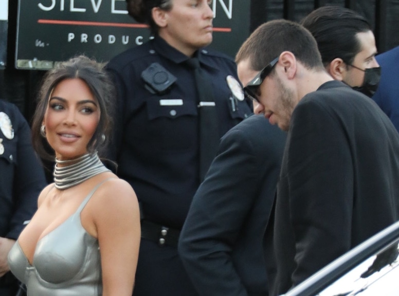 Kim Kardashian, Pete Davidson, The Kardashians Premiere