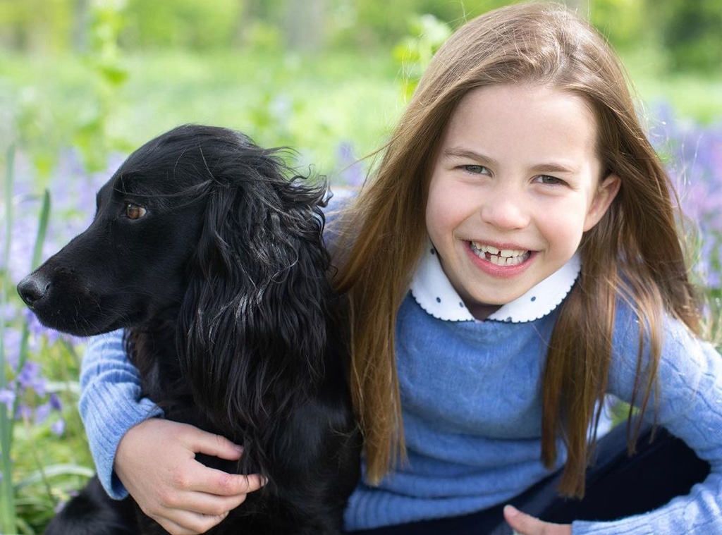 Princess Charlotte Joined by Family Dog in Adorable 7th Birthday Pics