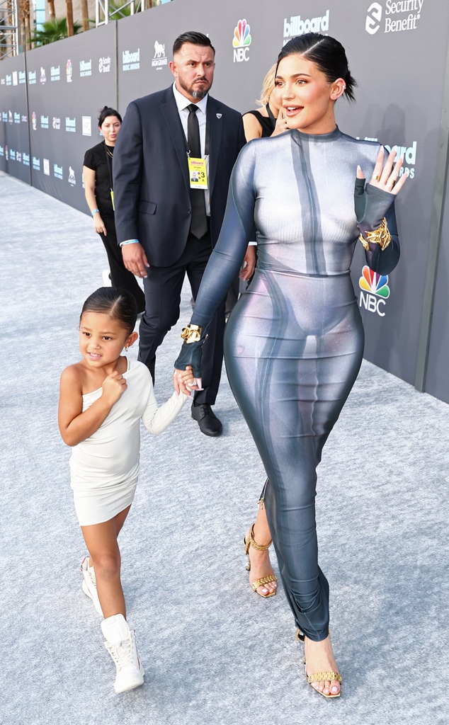 Kylie Jenner & Stormi Support Travis Scott at 2022 BBMAs - E! Online