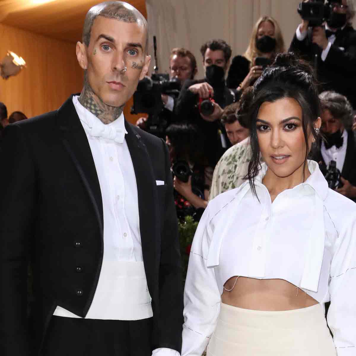 Kourtney Kardashian, Travis Barker's Met Gala Debut Is Hot AF - E! Online