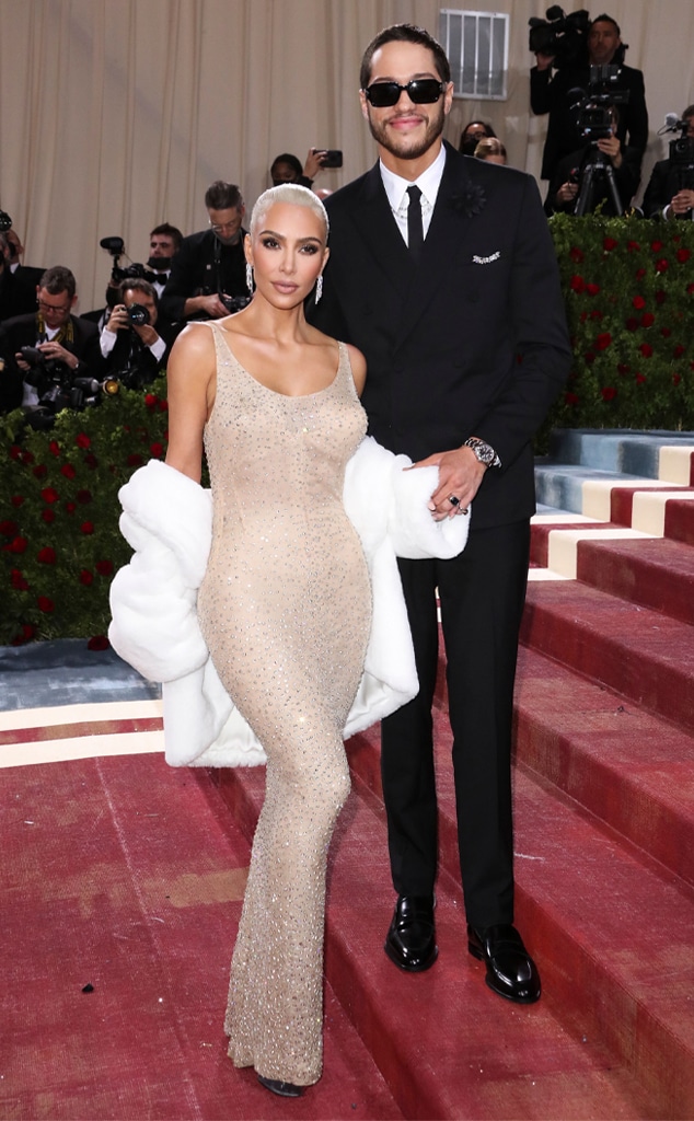 Kim Kardashian, Pete Davidson, 2022 MET Gala, Red Carpet Fashion