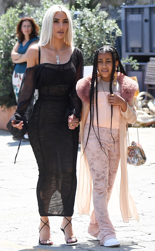 Kim Kardashian, North West, Kourtney Kardashian, Travis Barker, Wedding, Italy