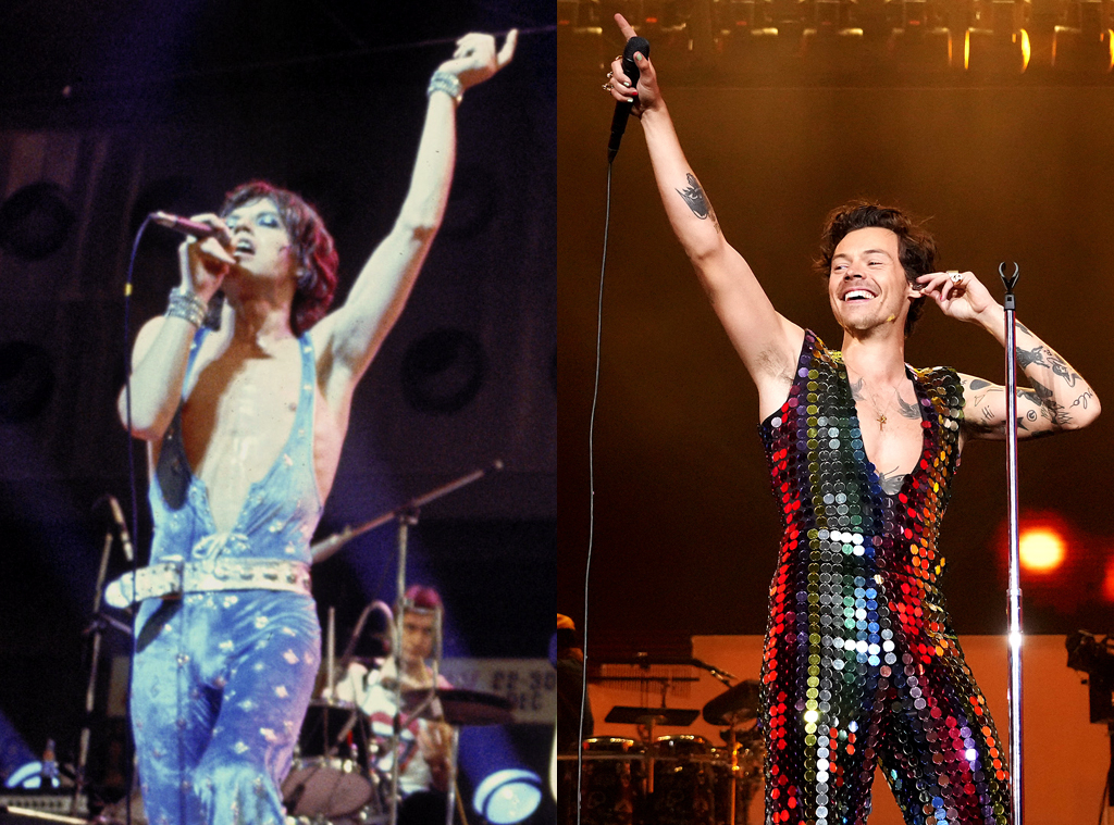 How Harry Styles steals his fashion from music legends like Mick Jagger and  Elton John – The US Sun