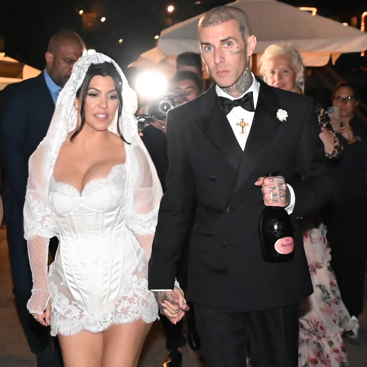 All the Details on Kourtney Kardashian's Stunning Wedding Dress - E! Online  - CA