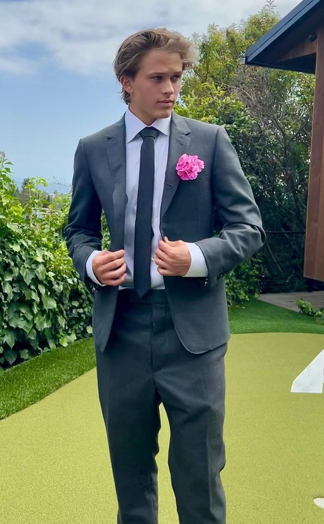 Michael consuelos pink sales suit