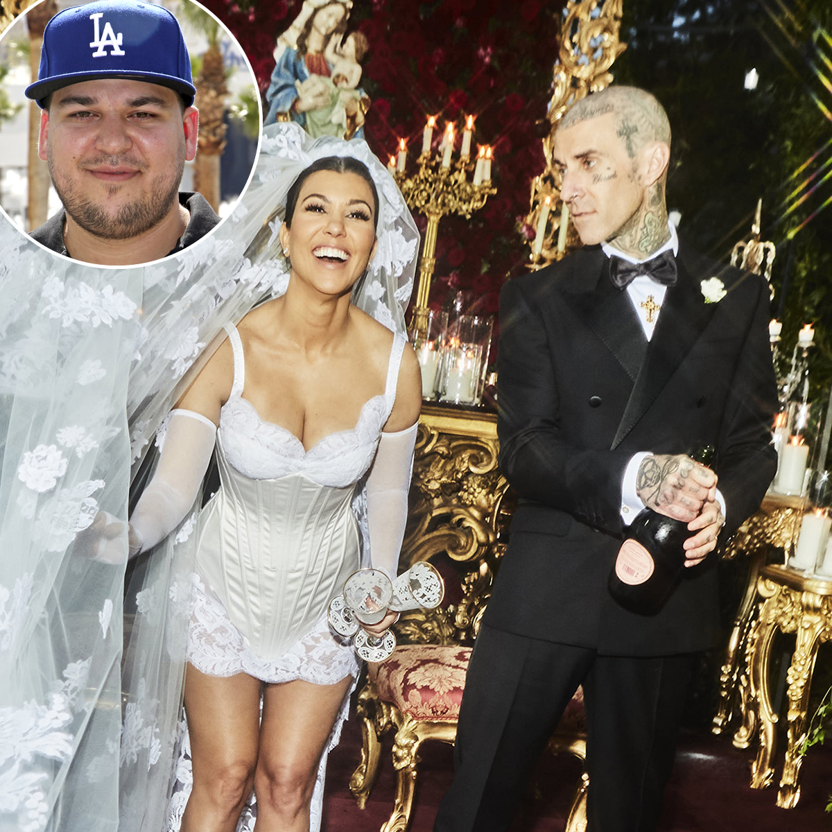Here's why Rob Kardashian skipped Kourtney and Travis' regal Italian  wedding; Reports