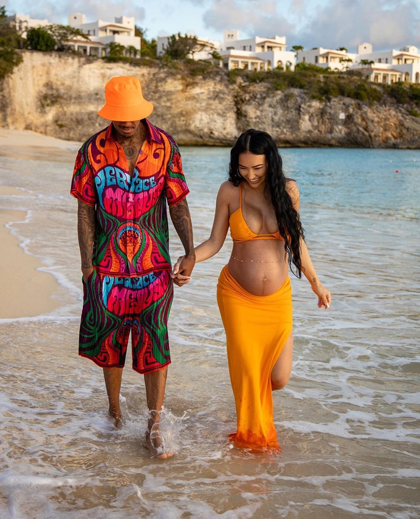 Nick Cannon and Bre Tiesi Are “Over the Moon” in New Maternity Photos