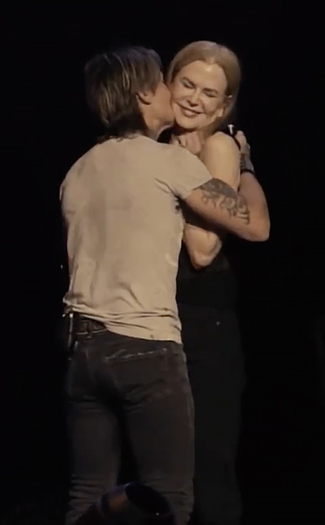 Nicole Kidman Makes A Surprise Appearance At Keith Urban's Concert