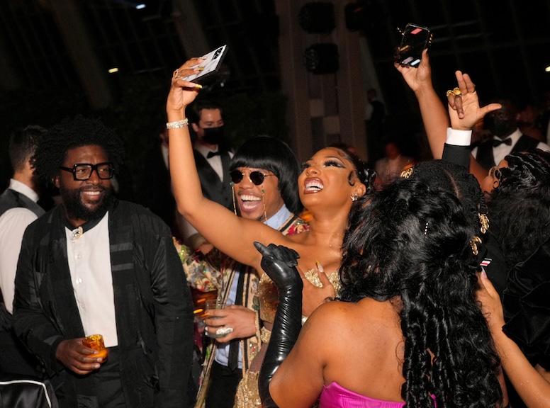 Johnny Suh, Questlove, Anderson .Paak, Megan Thee Stallion, 2022 MET Gala, Candids