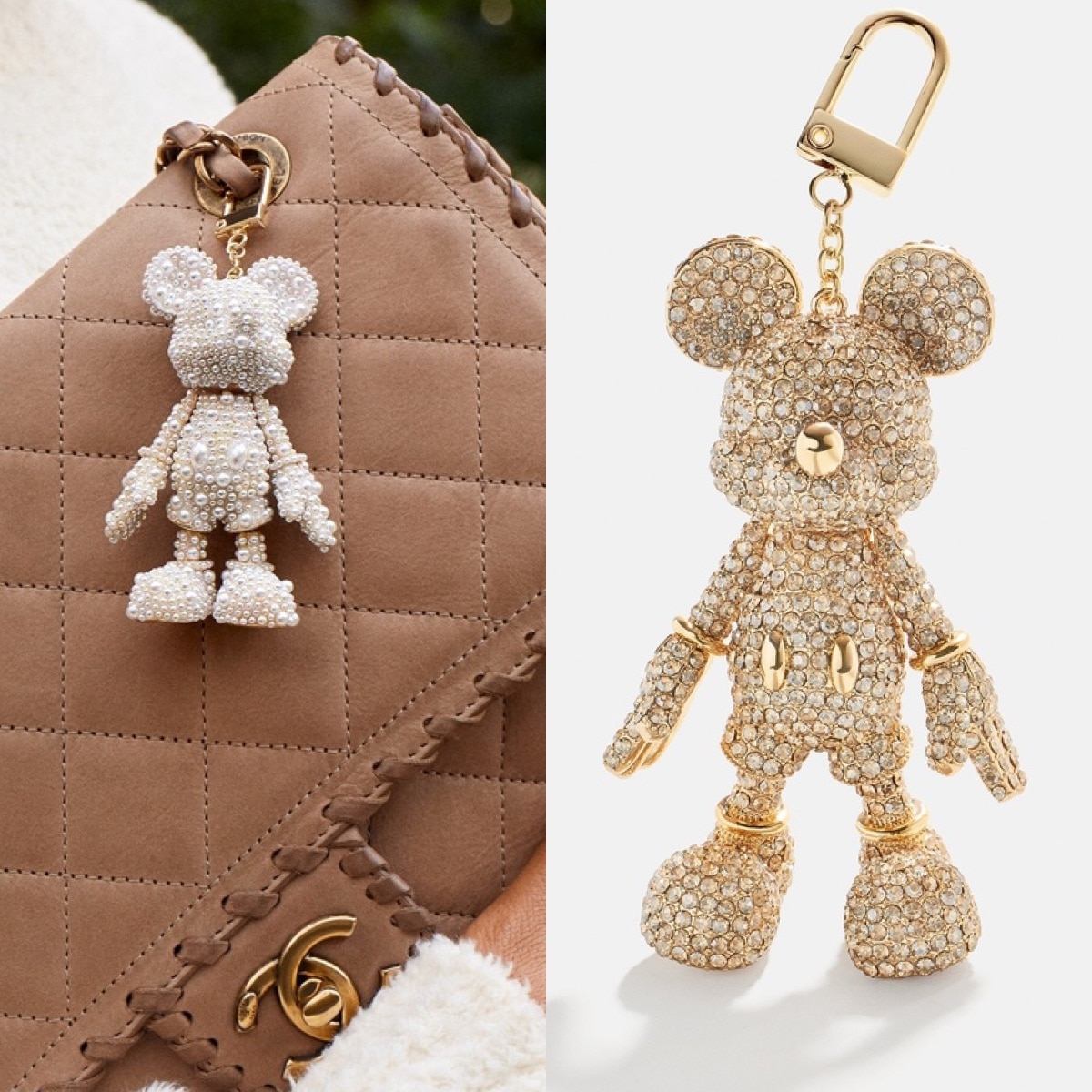 BAUBLEBAR Disney Mickey Mouse Heart Ears Bag Charm - 22235418 | HSN