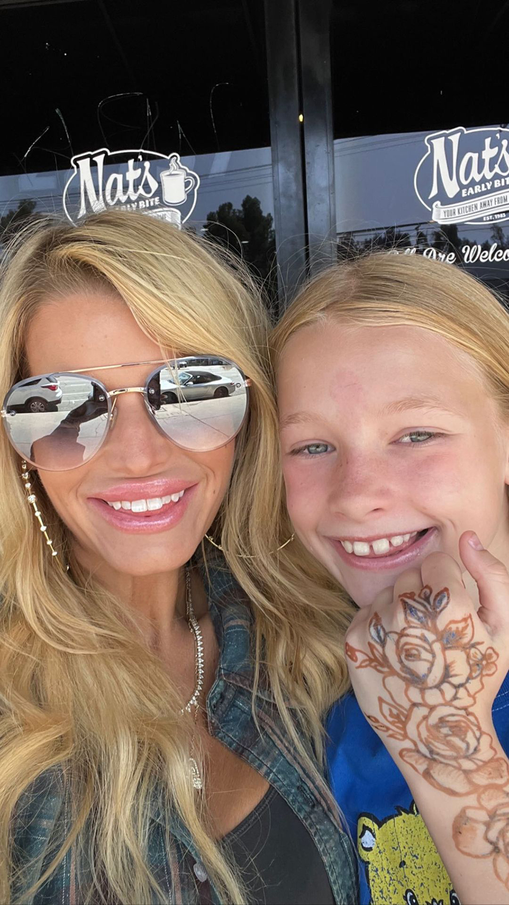 Jessica Simpson's daughter Maxwell, eight, is reading her mom's