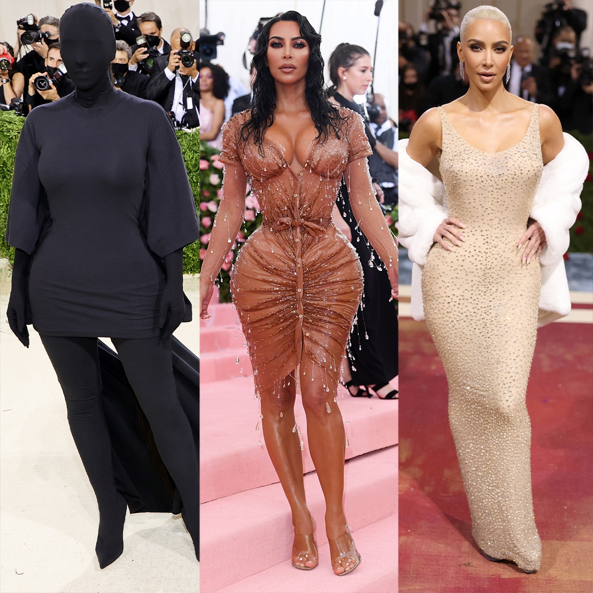 kim kardashian gala dresses