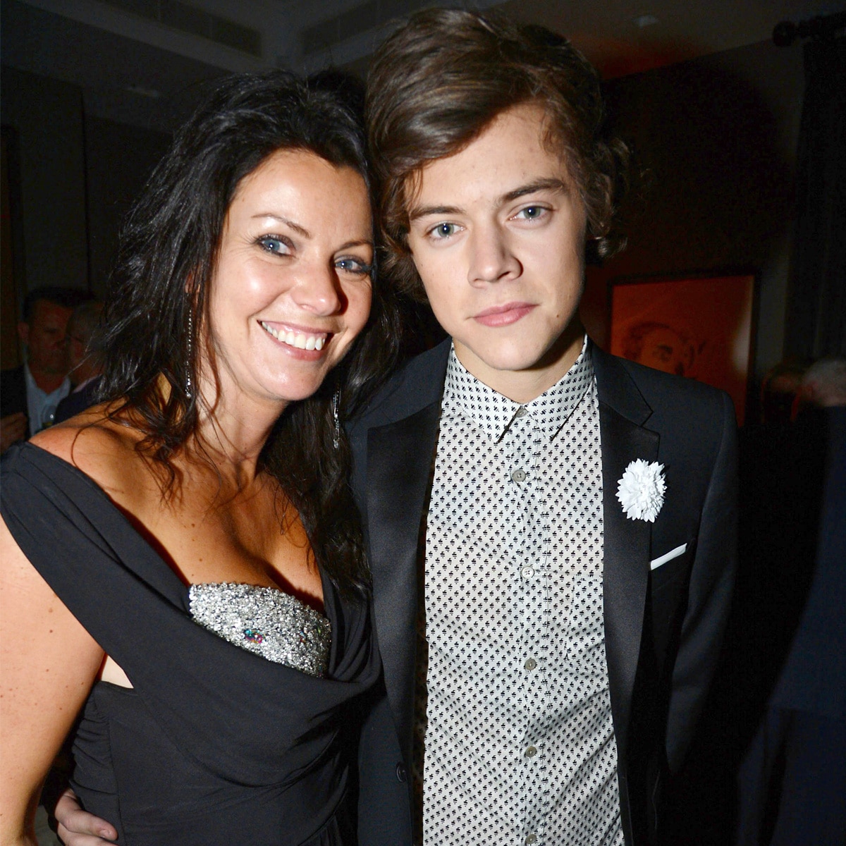 Harry Styles, Anne Twist, Mothers Day, Celebrities and Their Moms
