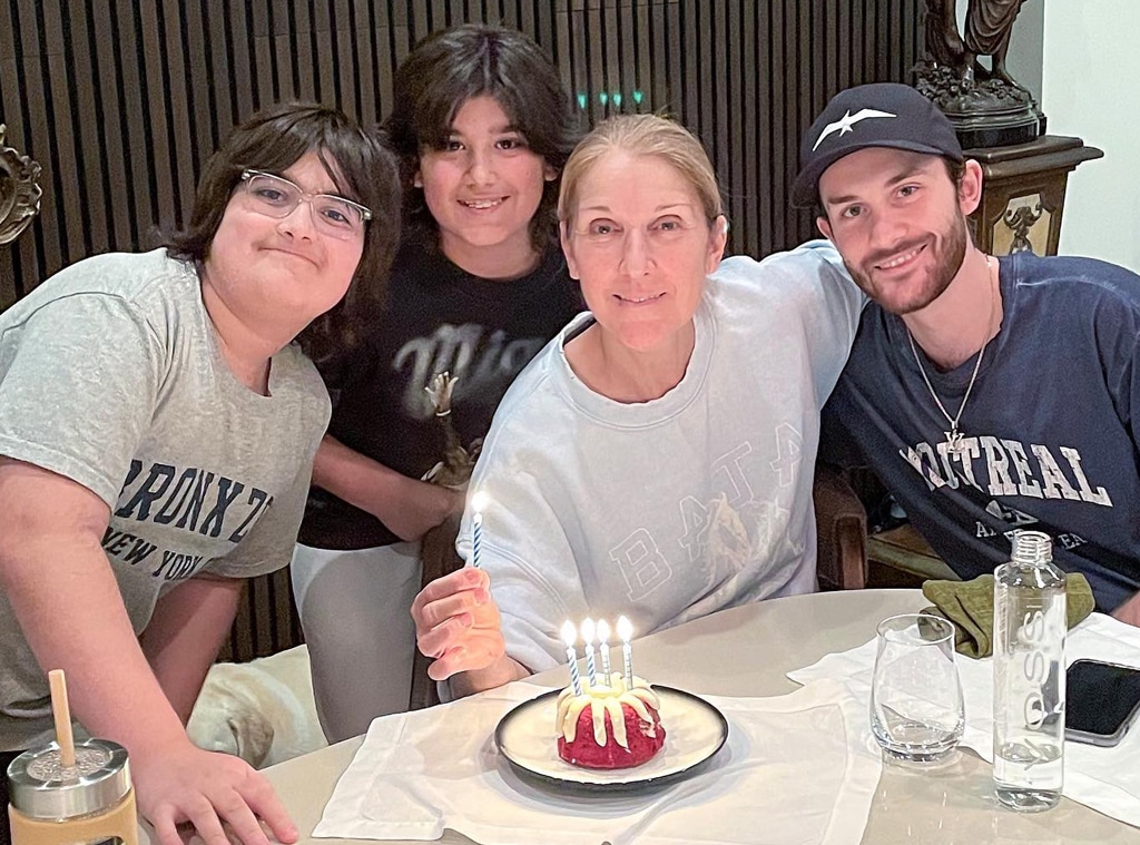 Celine Dion and sons, Instagram