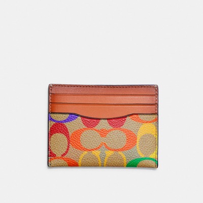 Coach pride card holder Clearance