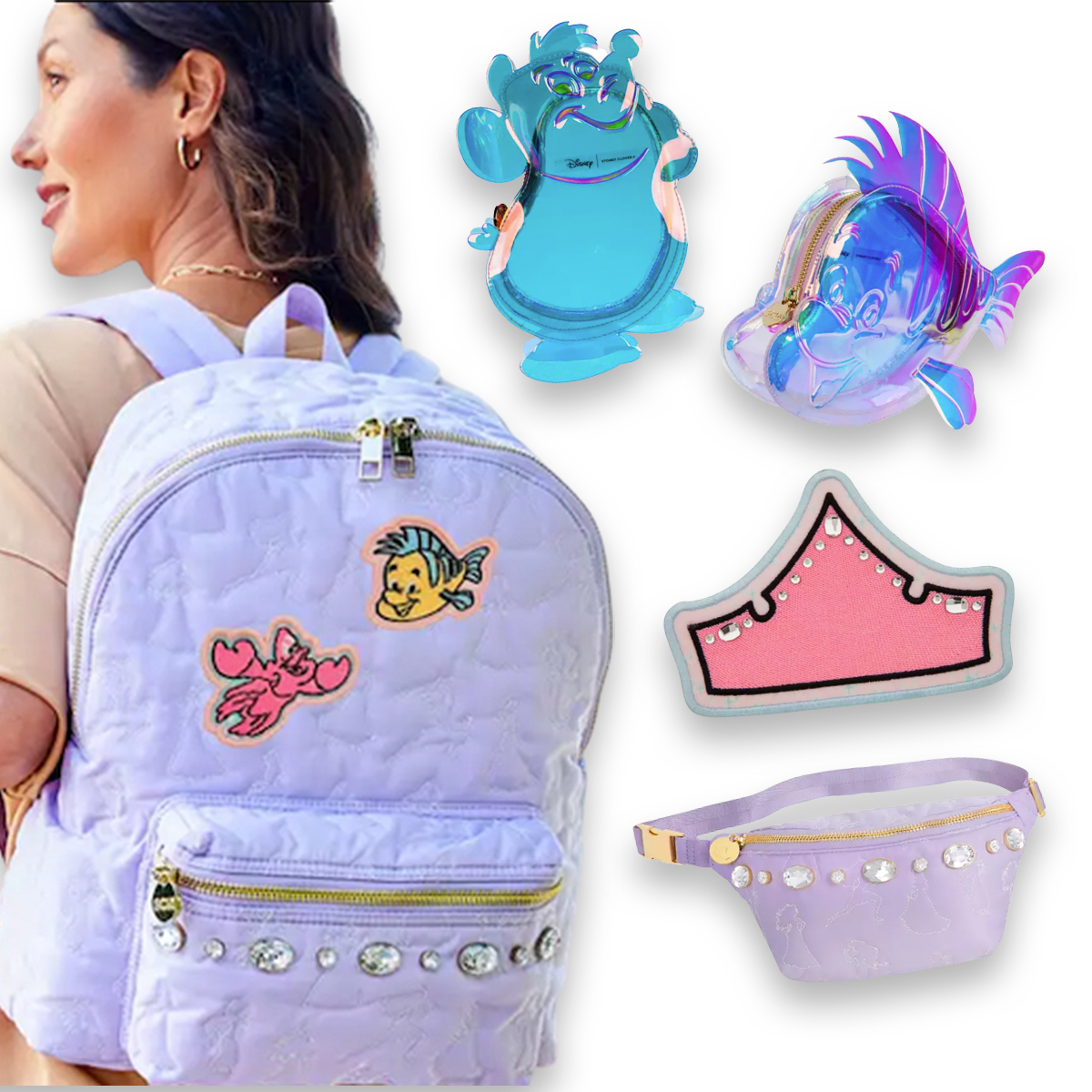 DLR/WDW - Stoney Clover Lane Disney Princess Rhinestone Embroidery Bac —  USShoppingSOS