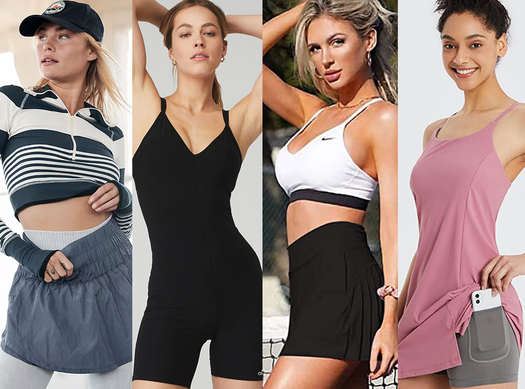 Womens Sleeveless 2-in-1 Athletic Tennis Golf Dress Underneath Workout  Active Dresses with Built-in Shorts