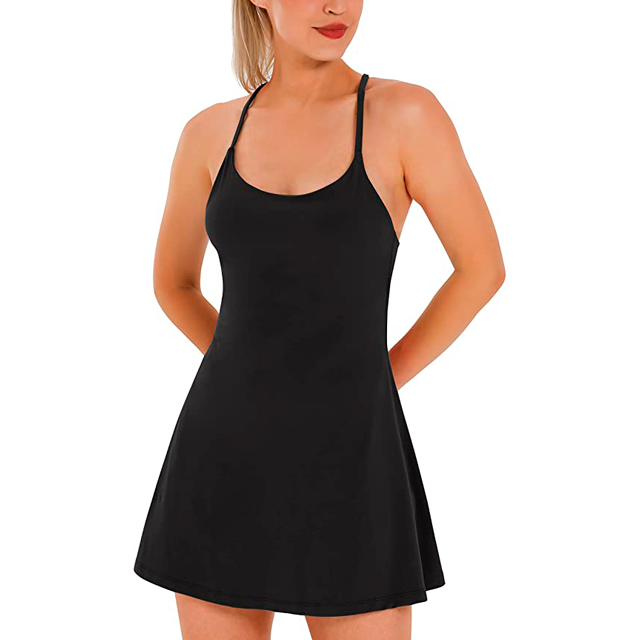 IUGA Tennis Dress With Built-in Bras & Shorts