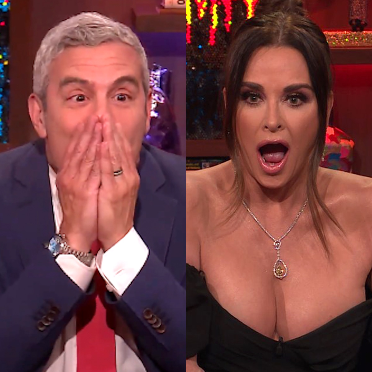 Watch Andy Cohen Accidentally Reveal Kyle Richards Had Plastic Surgery