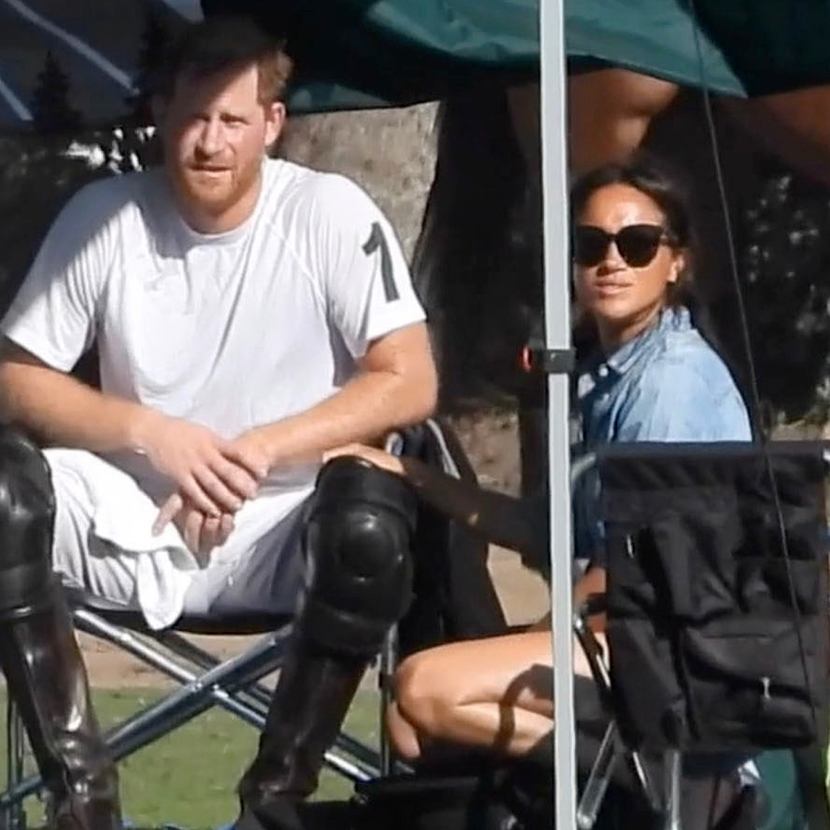 Meghan Markle Supports Prince Harry at Polo Game in California